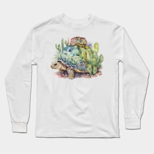Sulcata Tortoise - African Spurred Tortoise Turtle Long Sleeve T-Shirt